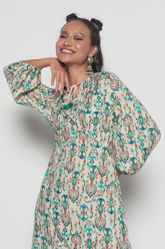Zesty Boho Maxi Dress, Lime Green, image 5